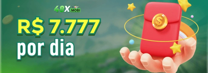 Banner de promoções 48X com bônus e ofertas para jogadores