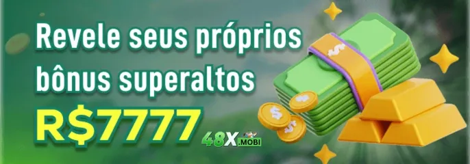 Banner de promoções 48X com bônus e ofertas para jogadores