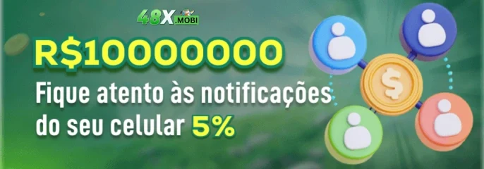 Banner de promoções 48X com bônus e ofertas para jogadores