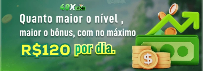 Banner de promoções 48X com bônus e ofertas para jogadores