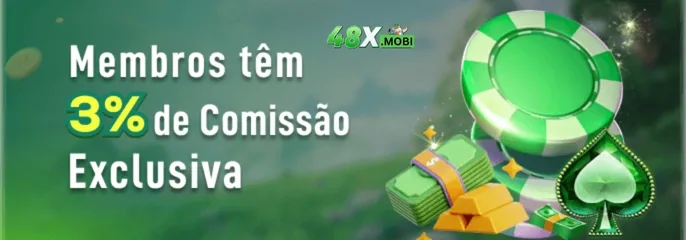 Banner de promoções 48X com bônus e ofertas para jogadores